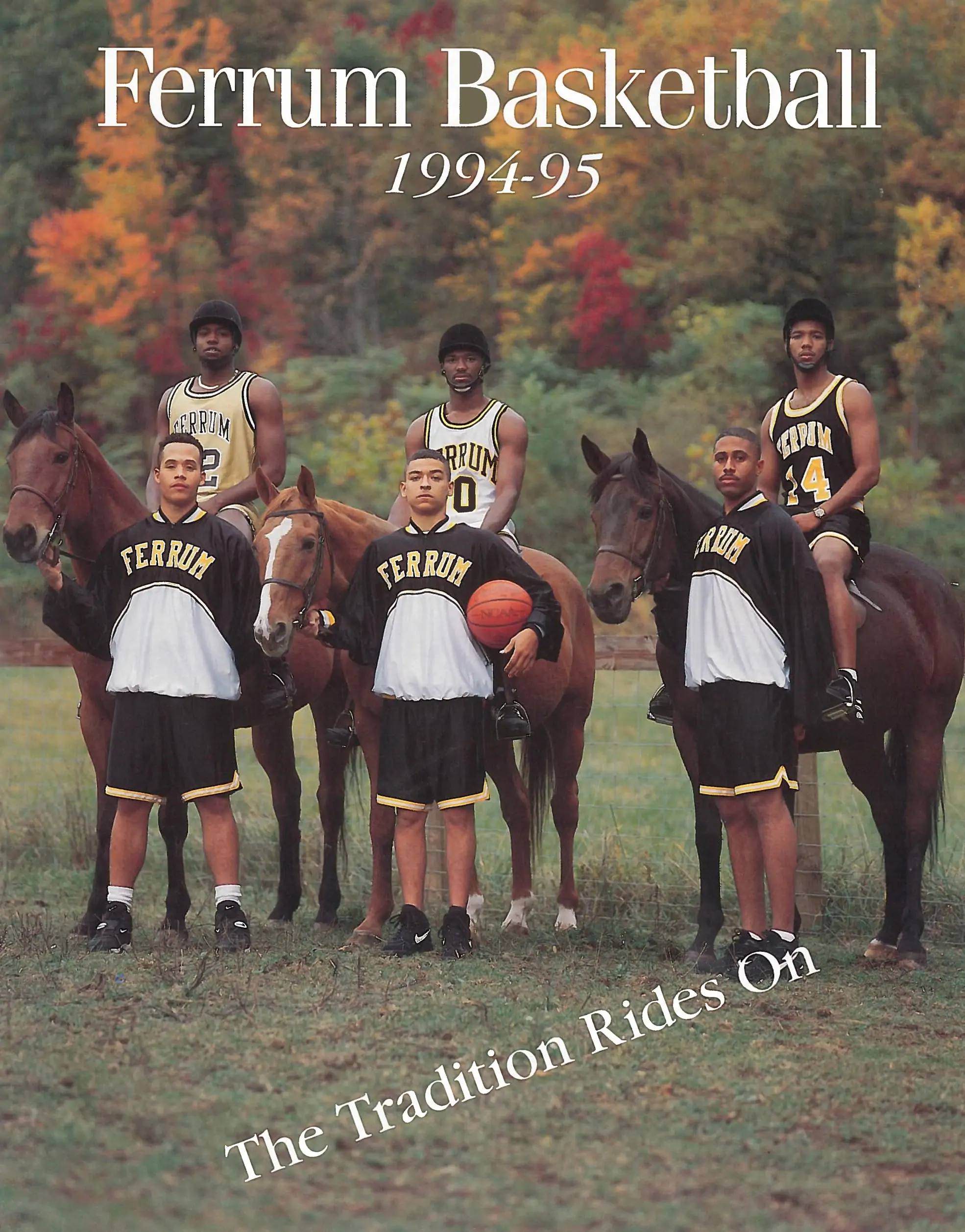 Ferrum Panthers Men's Basketball Program 94-95