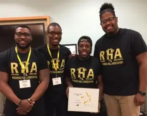 Ferrum College RHA Program of the Year winners