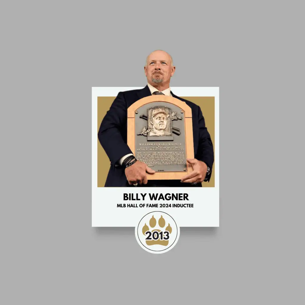 Headshot of Billy Wagner. MLB Hall of fame 2024 Inductee and Ferrum College Alumni class of 2013