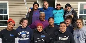 Ferrum College students volunteer for Habitat for Humanity