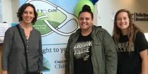 Ferrum College Spanish students volunteer interpreters.