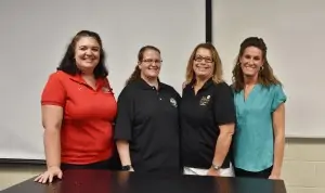 On Friday, May 3, Scott returned to Ferrum College's cadaver lab to talk with students about her work.