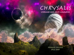 The cover design of fall 2019's "Chrysalis" is by Ferrum College senior Anthony Wilson, Jr.