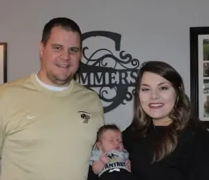 Luke and Alli Summers with baby Lincoln