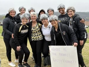 Vickie Van Kleeck and former players, March 25