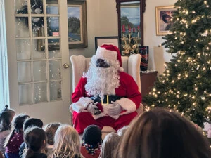 Thumbnail image for the Ferrum College Hosts Elementary Students for Christmas Tree Decorating news item