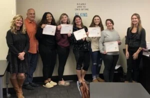 Thumbnail image for the Ferrum College Senior Nursing Students Complete American Red Cross and SafeTALK Trainings news item