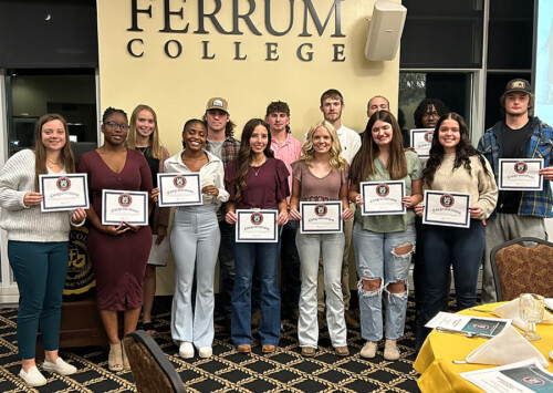 Ferrum College Inducts 15 Students Into National Society of Leadership and Success