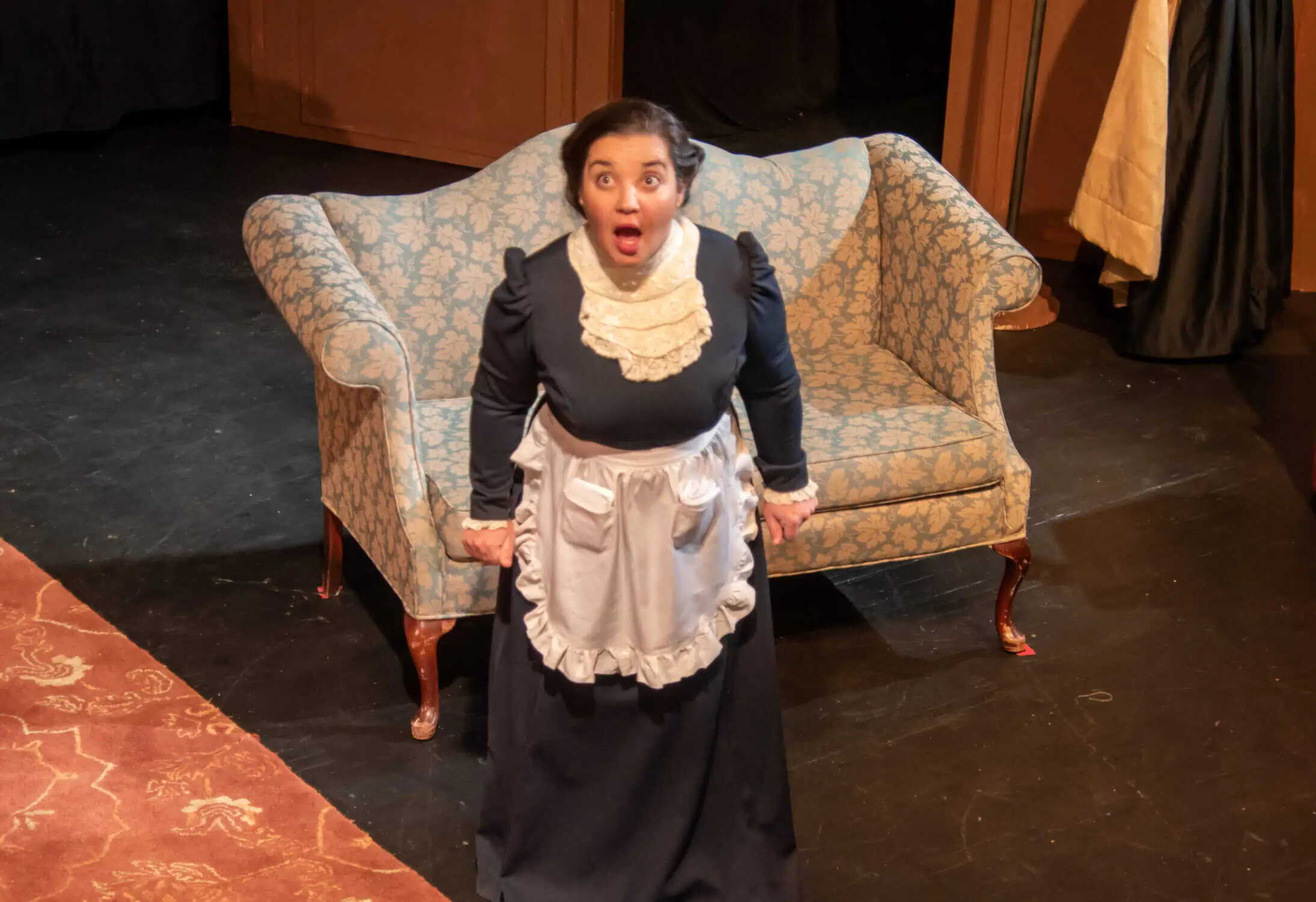 Ferrum College Director of Appalachian Music Assistant Professor of Music and Theatre Emily Blankenship Tucker performing in You Caught Me Dancing. Dr. Bob Pohlad photograph.