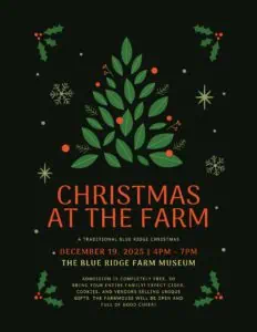 Christmas at the Farm flyer