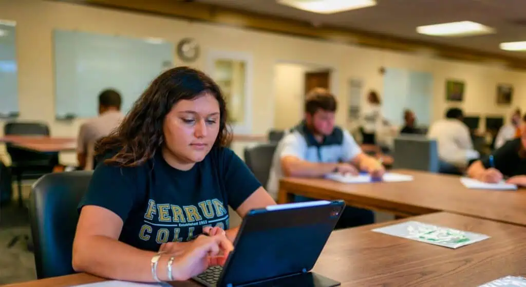 Students in the Carter Center for Academic Success.