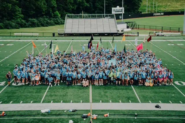 Thumbnail image for the Alumni Celebrating 50 Years of Ministry Return to Ferrum College with Over 600 Kids for East Coast Camp news item