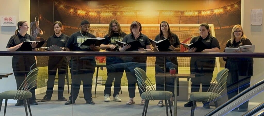 Thumbnail image for the Panther Singers Perform Abroad news item