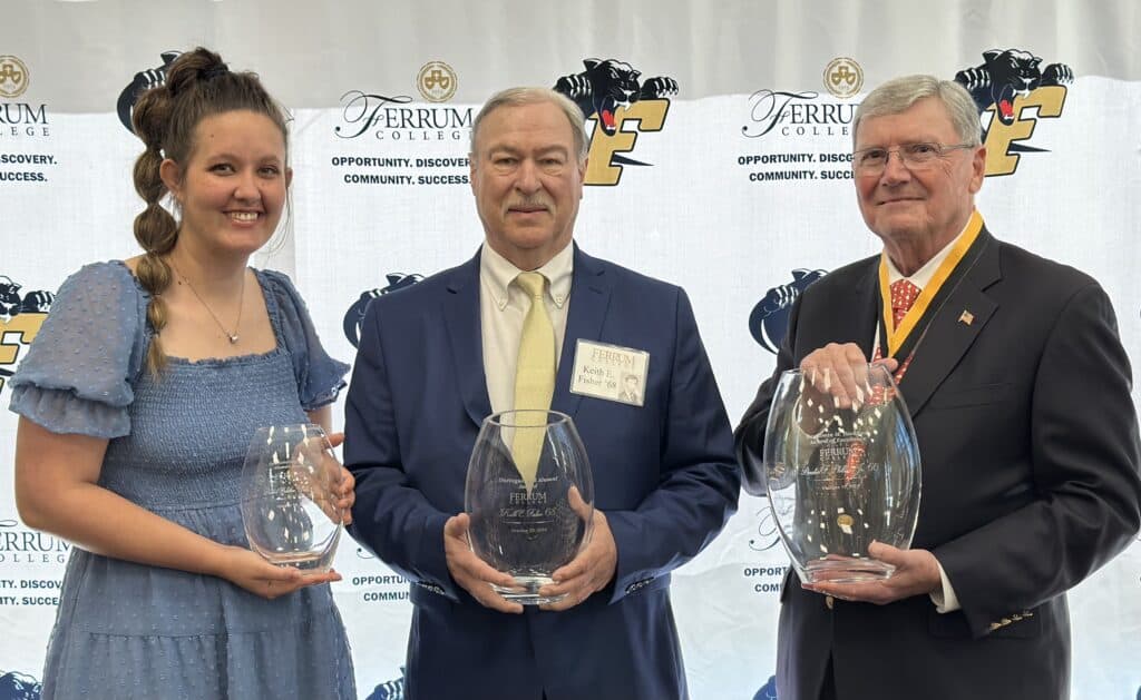 Thumbnail image for the Ferrum College Announces Wells ’16, Fisher ’68, and Phillips ’66 as 2024 Alumni Award Recipients news item