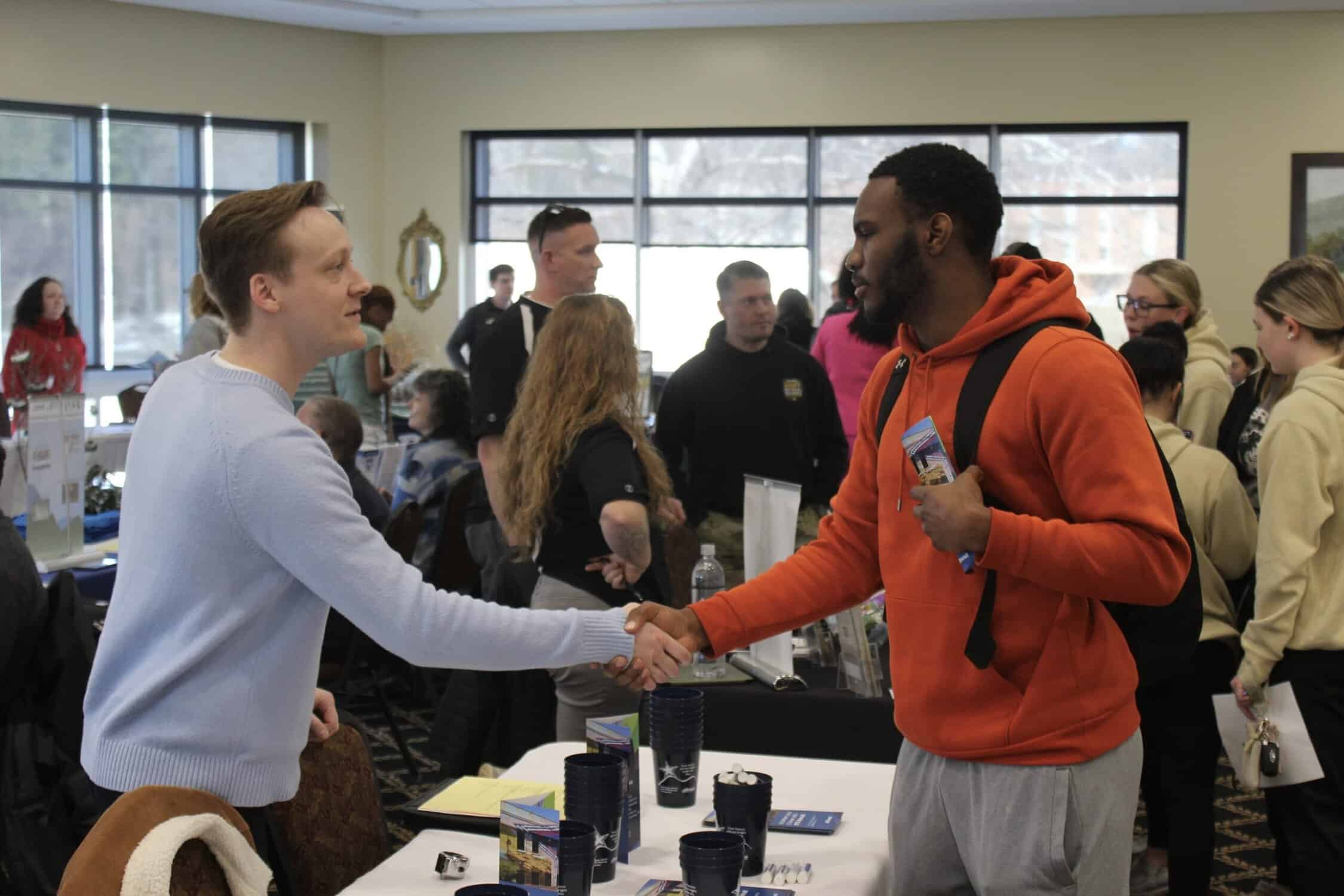 Thumbnail image for the Record Student Turnout Highlights Success of Ferrum College Spring Career & Internship Fair news item