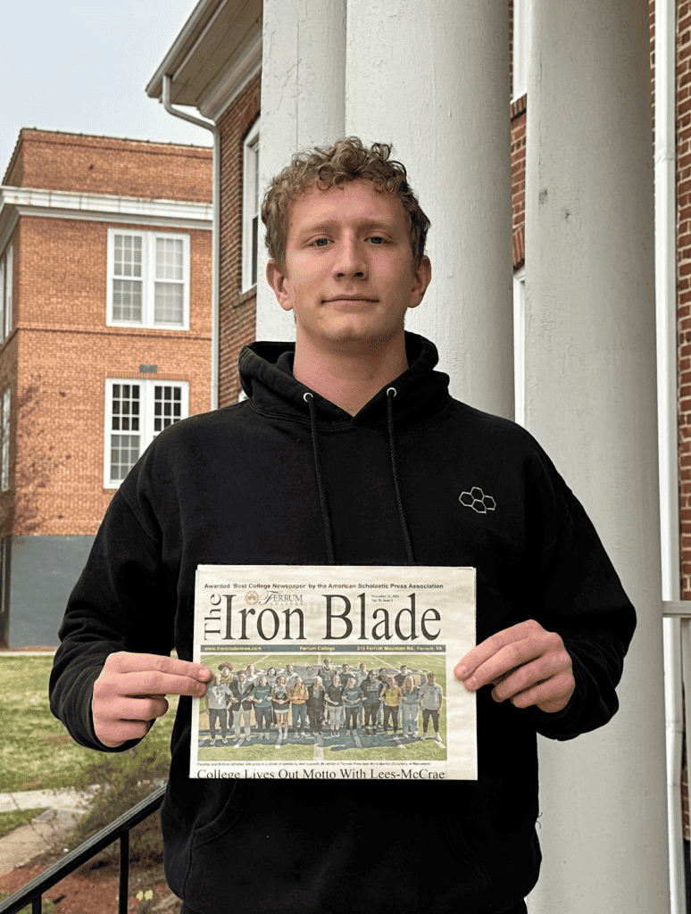 Thumbnail image for the Franklin Melton, Sports Editor of The Iron Blade, Wins Second “Best of SNO” Award news item
