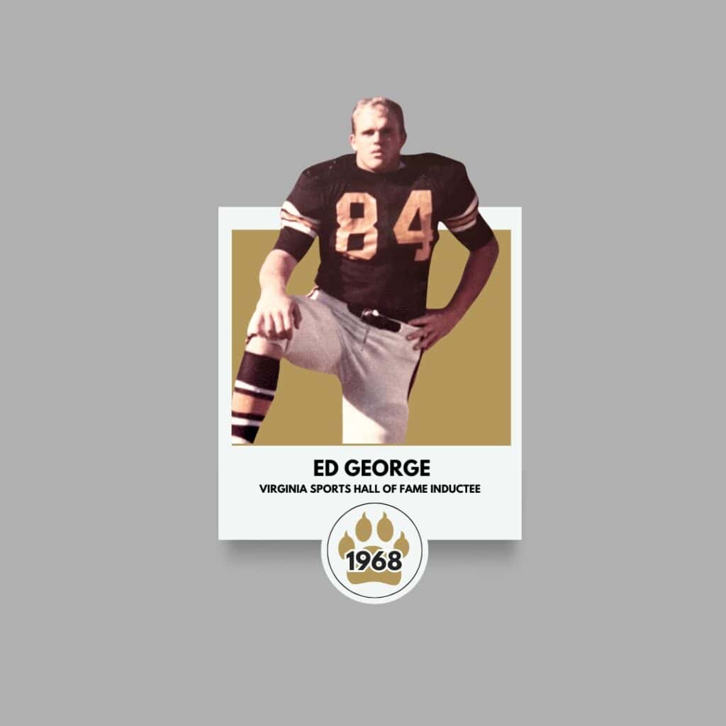 Headshot of Ed George. Virginia Sports Hall of Fame Inductee and Ferrum College Alumni class of 1968.