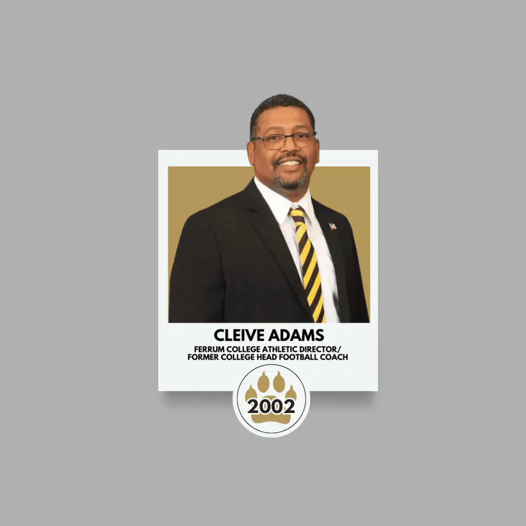 Headshot of Cleive Adams, Ferrum College Athletic Director/ Former College Head Football Coach. and Ferrum College Alumni class of 2002.