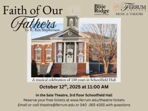 Faith of Our Fathers Oct 12, at 11am in the Sale Theatre