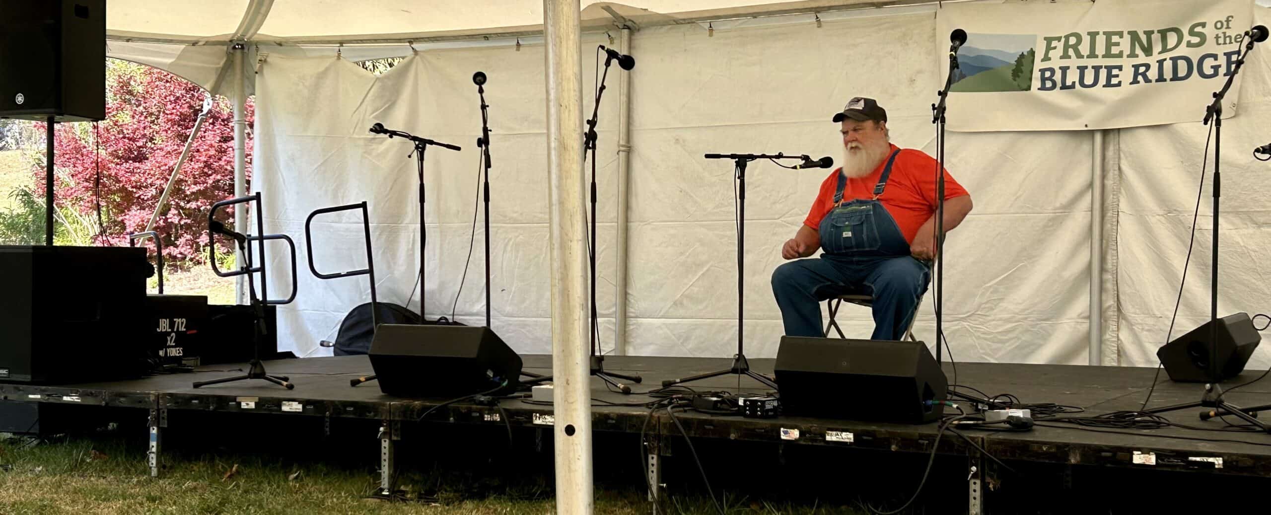 Thumbnail image for the Appalachian Storyteller Orville Hicks Returns to Blue Ridge Folklife Festival October 25 on October 24, 2025