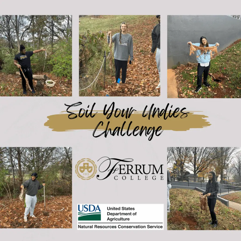 Thumbnail image for the Class Participates in NRCS’s “Soil Your Undies Challenge” news item