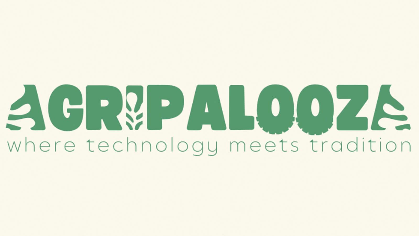event text graphic that says Agripalooza where technology meets tradition