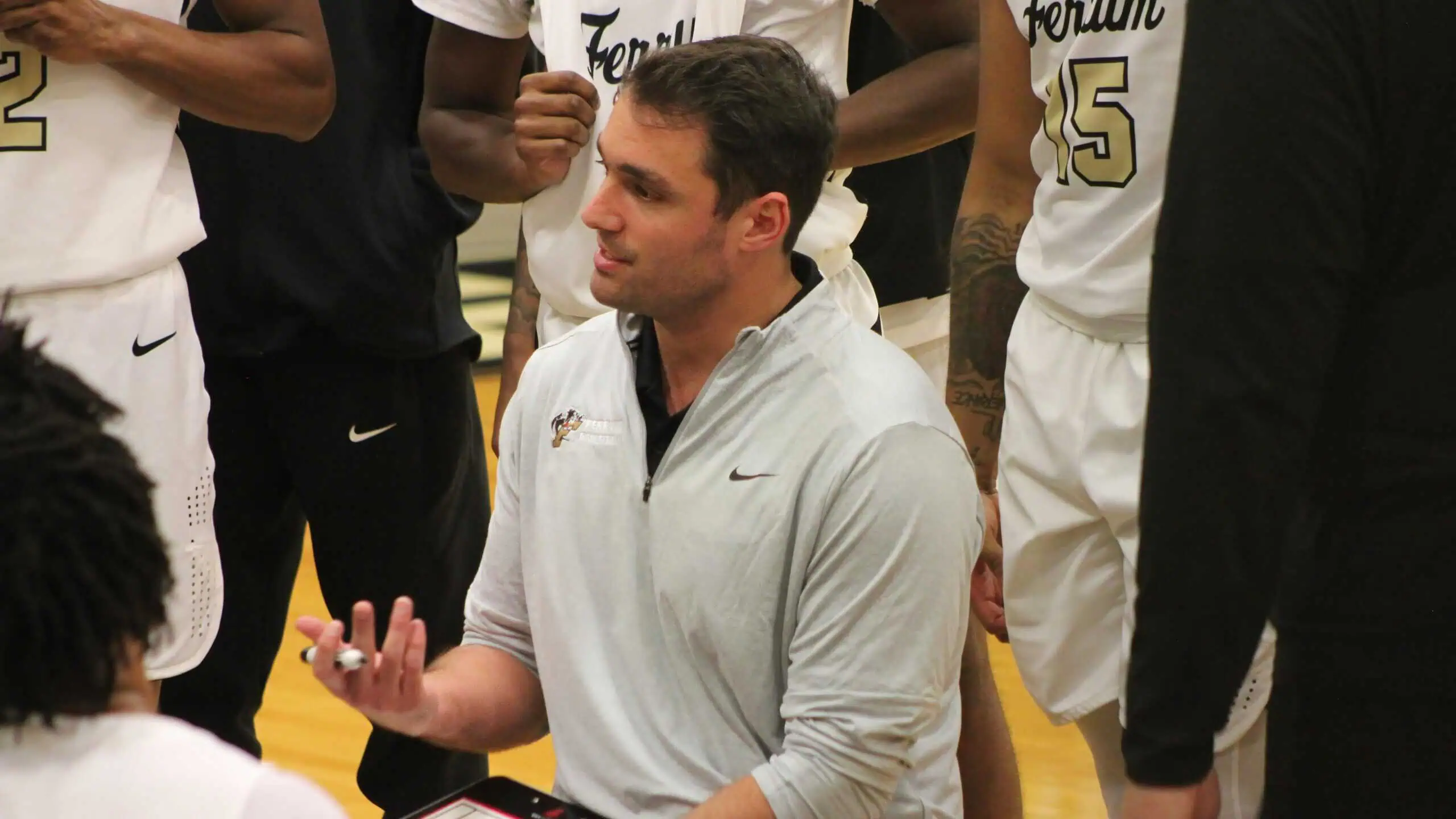 Thumbnail image for the Corrigan Named All-Conference Carolinas Men’s Basketball Coach of the Year news item