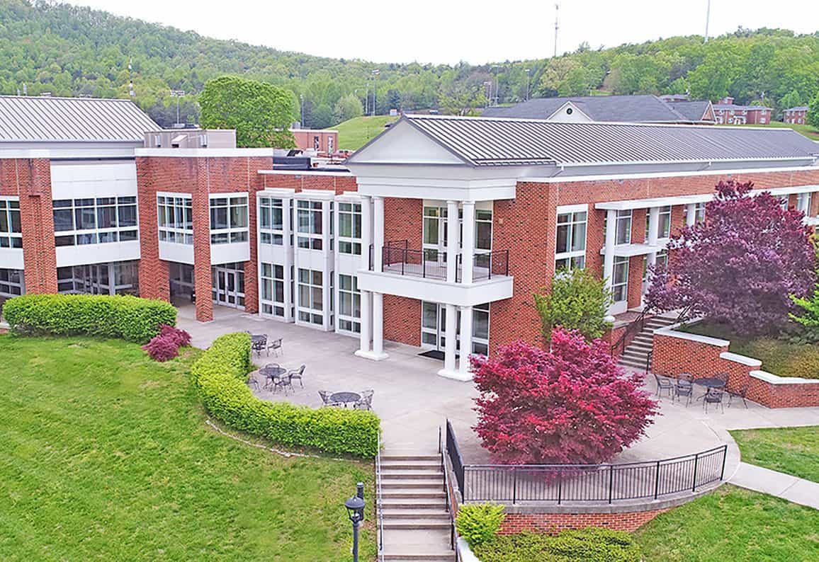 A view of the Franklin Hall exterior.