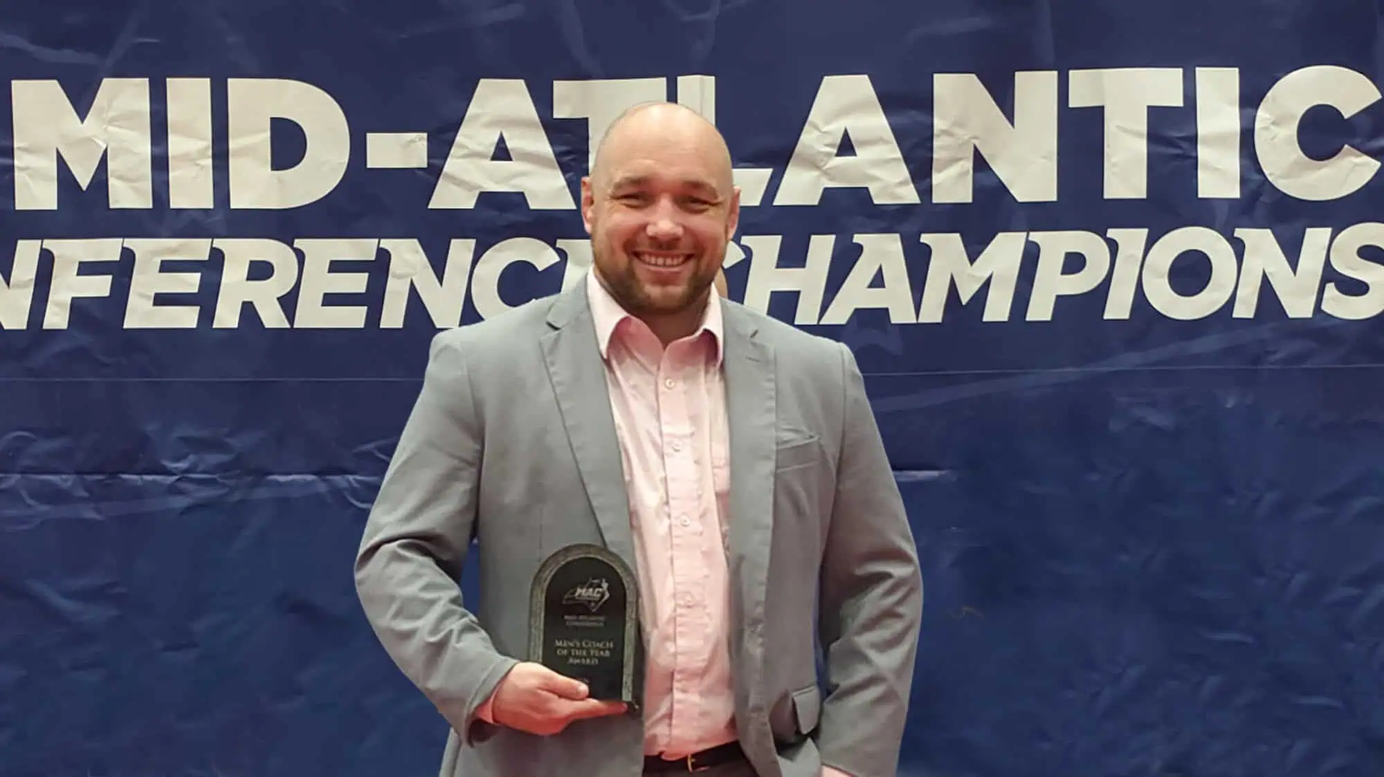 Thumbnail image for the Ferrum College’s Blake Roulo Named NCWA Mid-Atlantic Conference Coach of the Year news item